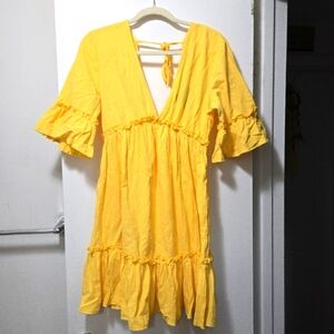 NWT Zaful Yellow Dress
